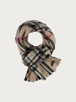 Cashmink-Stola mit FRAAS Plaid Karo - Made in Germany