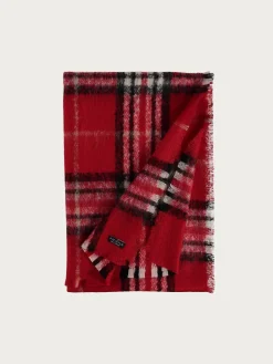 Cashmink-Stola mit FRAAS Plaid Karo - Made in Germany