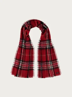 Cashmink-Stola mit FRAAS Plaid Karo - Made in Germany