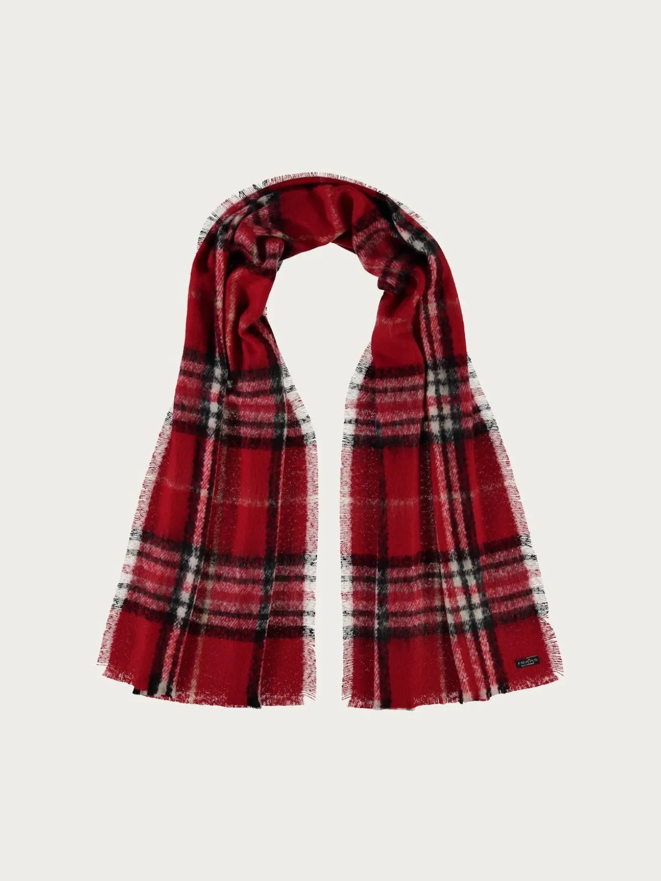 Cashmink-Stola mit FRAAS Plaid Karo - Made in Germany