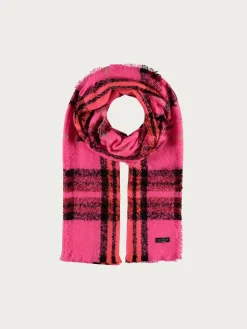 Cashmink-Stola mit FRAAS Plaid Karo - Made in Germany