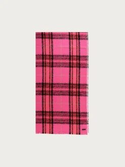 Cashmink-Stola mit FRAAS Plaid Karo - Made in Germany