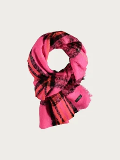 Cashmink-Stola mit FRAAS Plaid Karo - Made in Germany