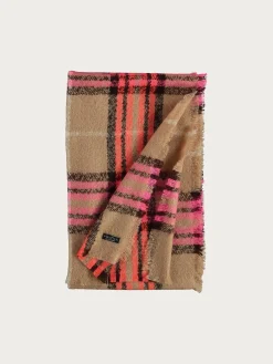 Cashmink-Stola mit FRAAS Plaid Karo - Made in Germany
