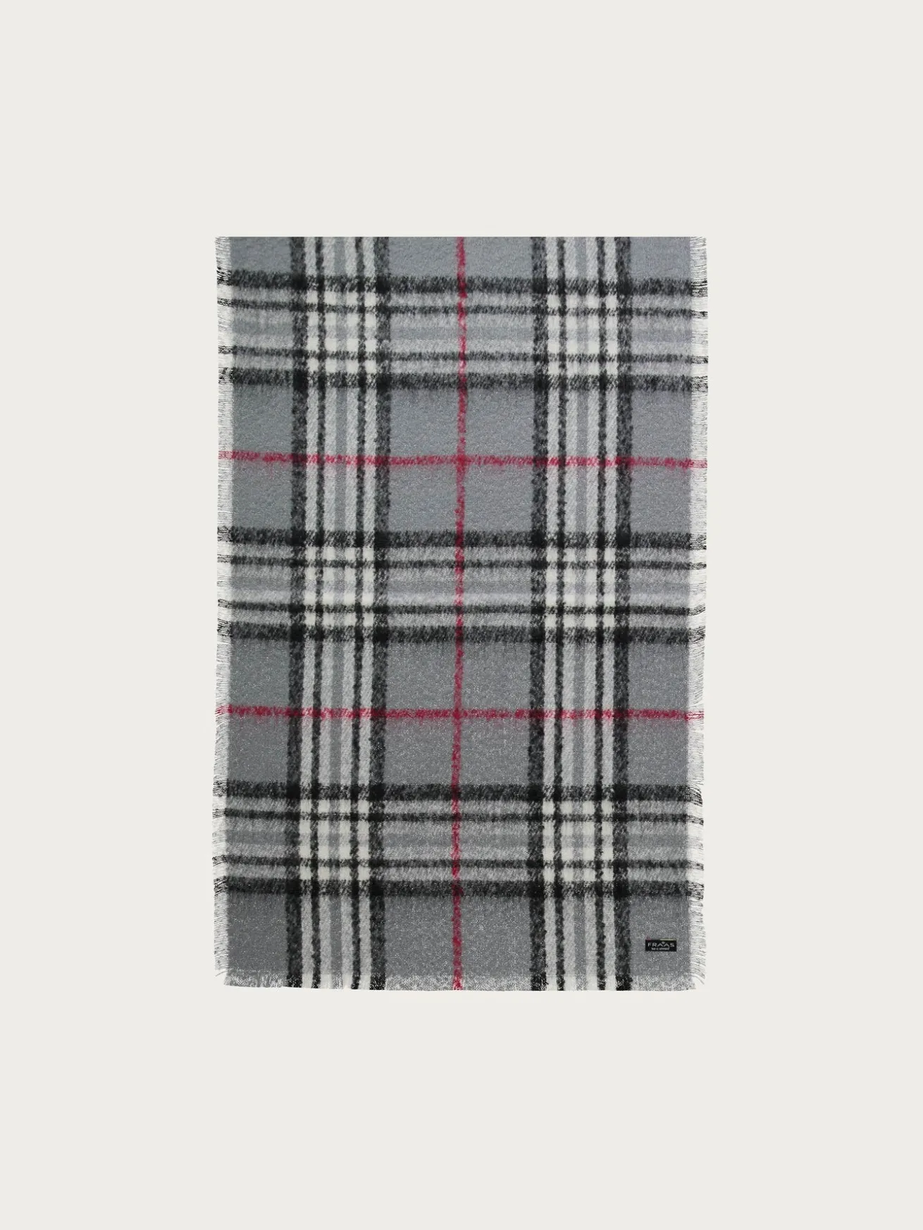 Cashmink-Stola mit FRAAS Plaid Karo - Made in Germany