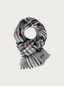 Cashmink-Stola mit FRAAS Plaid Karo - Made in Germany
