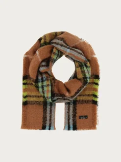 Cashmink-Stola mit FRAAS Plaid Karo - Made in Germany