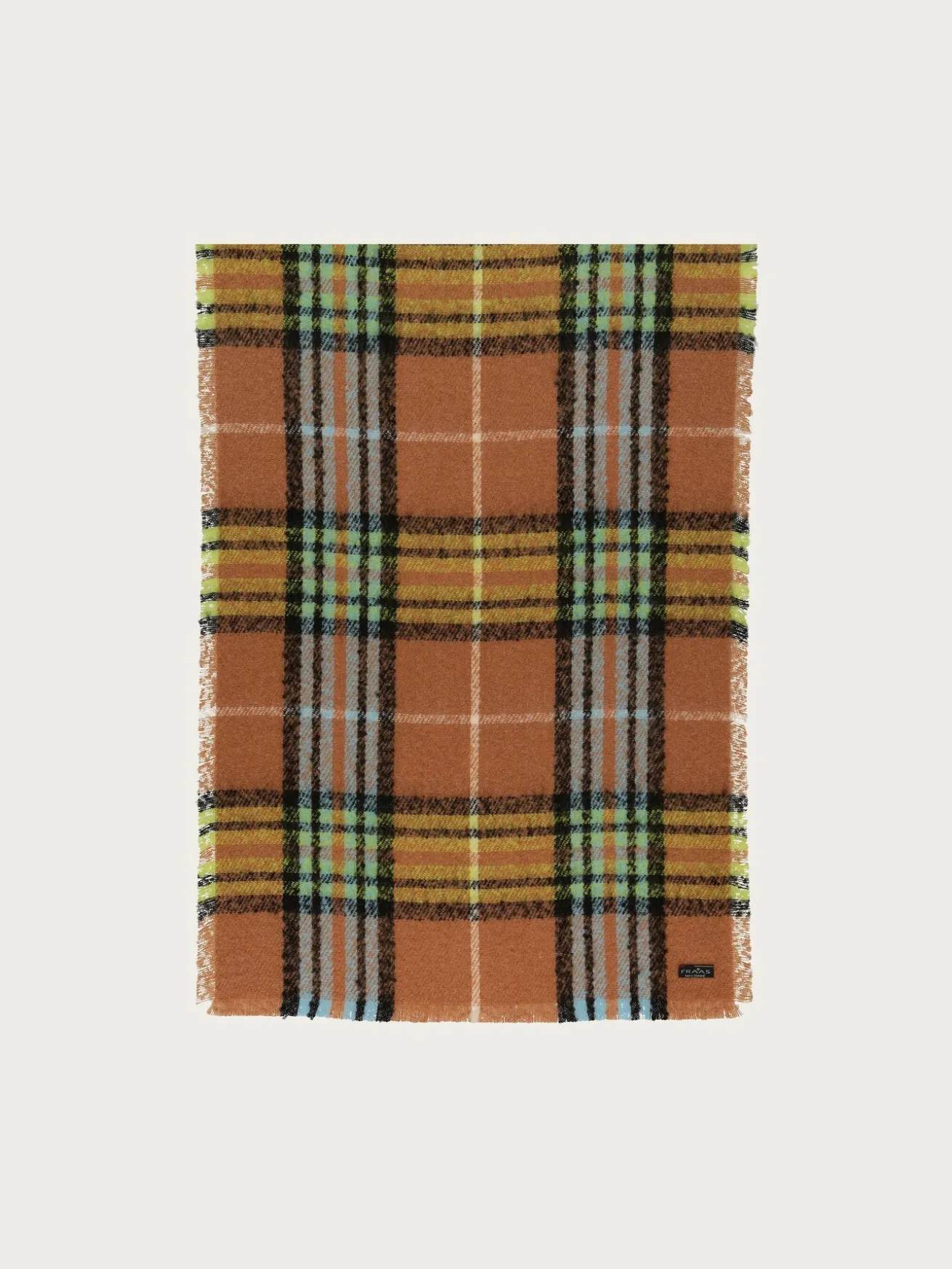 Cashmink-Stola mit FRAAS Plaid Karo - Made in Germany