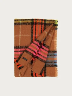Cashmink-Stola mit FRAAS Plaid Karo - Made in Germany