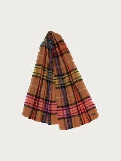 Cashmink-Stola mit FRAAS Plaid Karo - Made in Germany