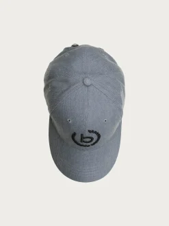 Einfarbige Baseballkappe mit gesticktem bugatti-Logo
