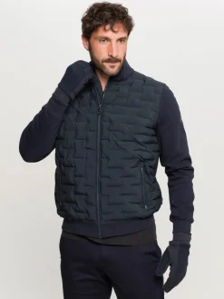 Einfarbige bugatti Handschuhe im Fischgrat-Design