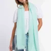 Einfarbige Pashmina aus reiner Wolle