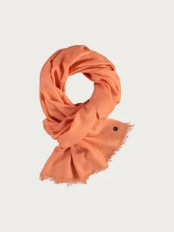 Einfarbige Pashmina aus reiner Wolle