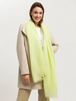Einfarbige Pashmina aus reiner Wolle
