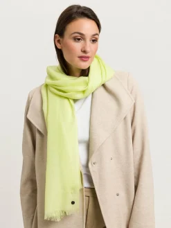 Einfarbige Pashmina aus reiner Wolle