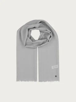 Einfarbige Pashmina aus reiner Wolle