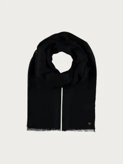 Einfarbige Pashmina aus reiner Wolle