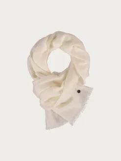 Einfarbige Pashmina aus reiner Wolle