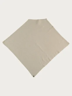 Einfarbiger Poncho in Baumwollmischung