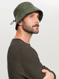 Einfarbiger wasserfester bugatti Bucket Hat