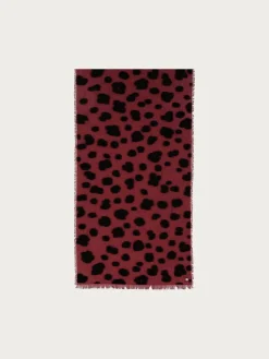 Fil Coupé Schal mit Leo-Design