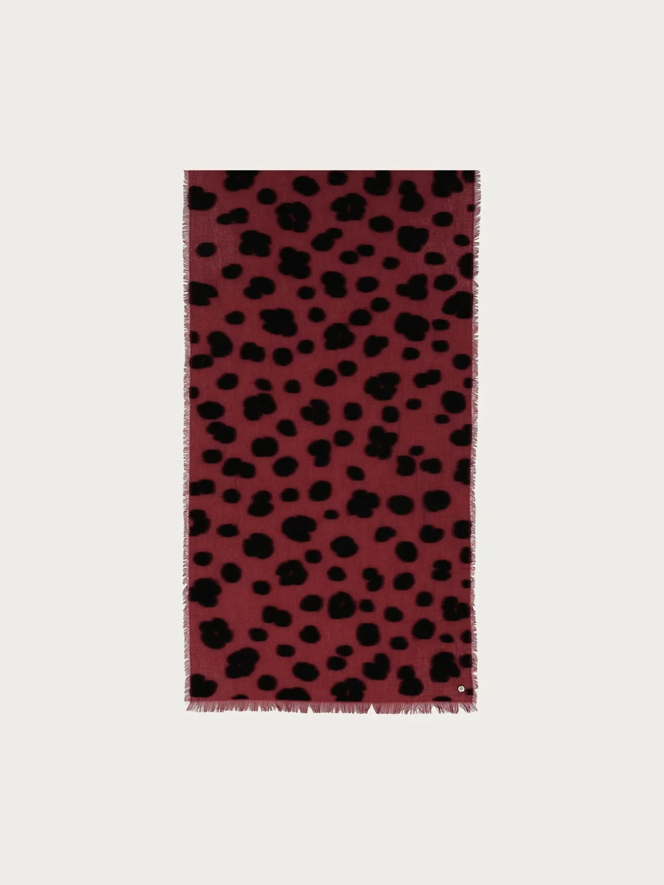 Fil Coupé Schal mit Leo-Design