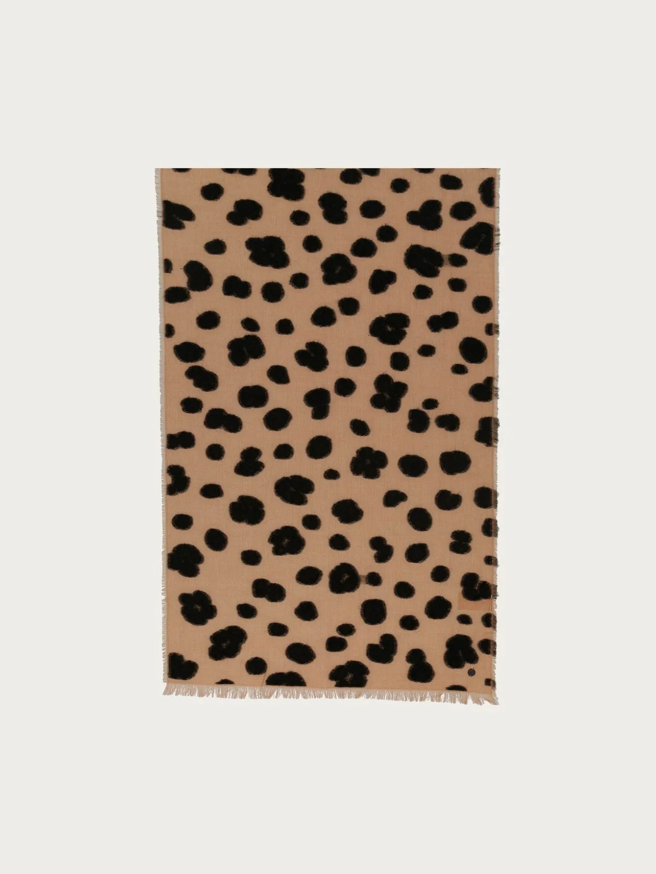 Fil Coupé Schal mit Leo-Design
