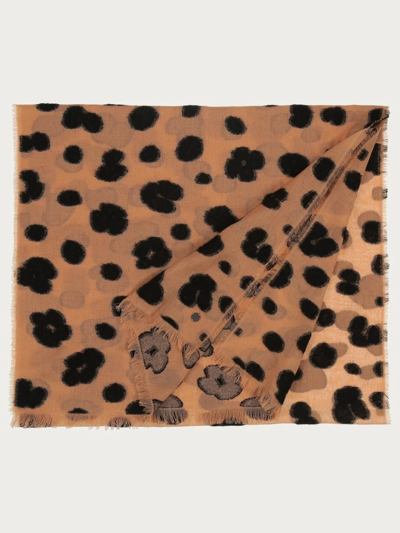 Fil Coupé Schal mit Leo-Design