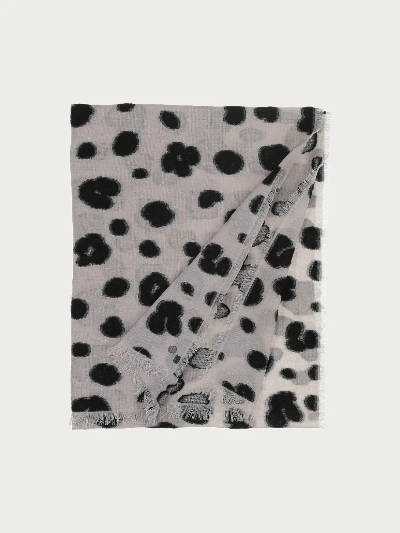 Fil Coupé Schal mit Leo-Design