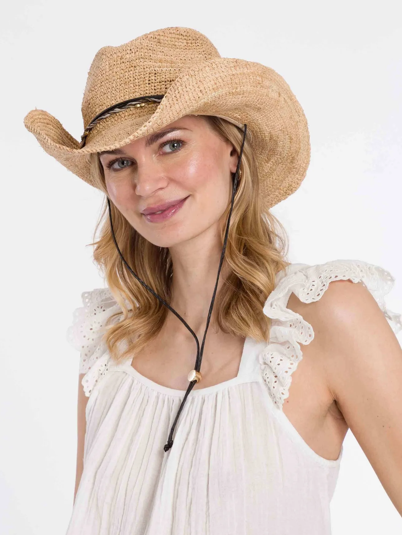 Formbarer Loevenich Cowboy Hut mit Kinnband