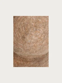 Gestrickte Basecap in Wollmischung