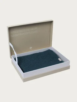 Grobstrick Kaschmir-Schal in Geschenkbox