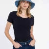 Loevenich Denim Bucket Hat aus Baumwollmaterial