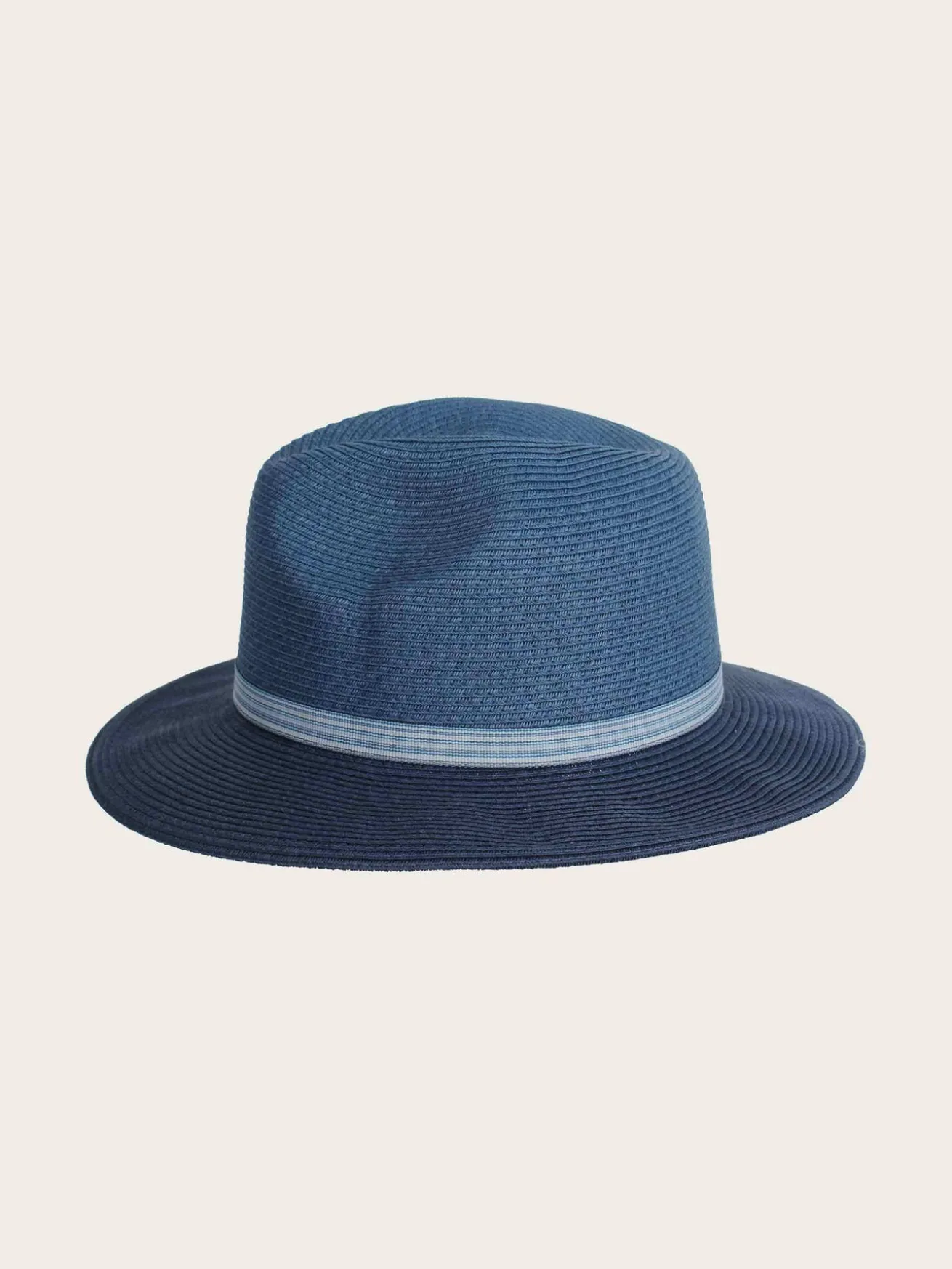 Loevenich Fedora aus Papier mit andersfarbiger Krempe