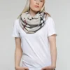 Loop mit FRAAS Plaid Karo - Made in Germany