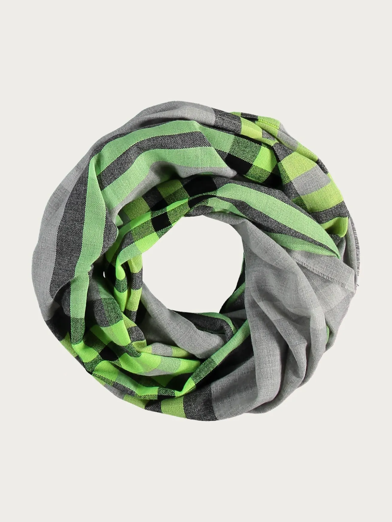 Loop mit FRAAS Plaid Karo - Made in Germany