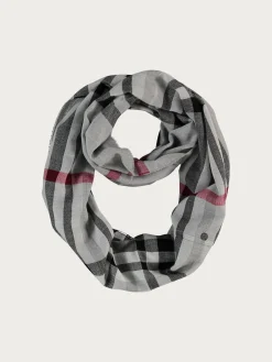 Loop mit FRAAS Plaid Karo - Made in Germany
