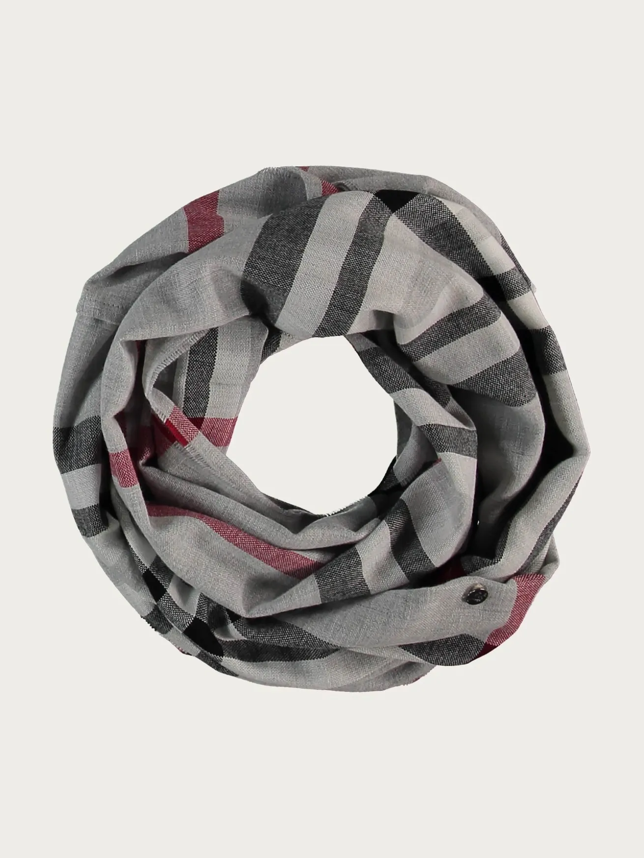 Loop mit FRAAS Plaid Karo - Made in Germany