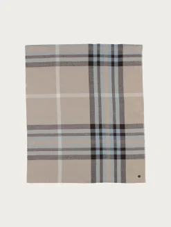 Loop mit FRAAS Plaid Karo - Made in Germany