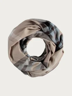 Loop mit FRAAS Plaid Karo - Made in Germany