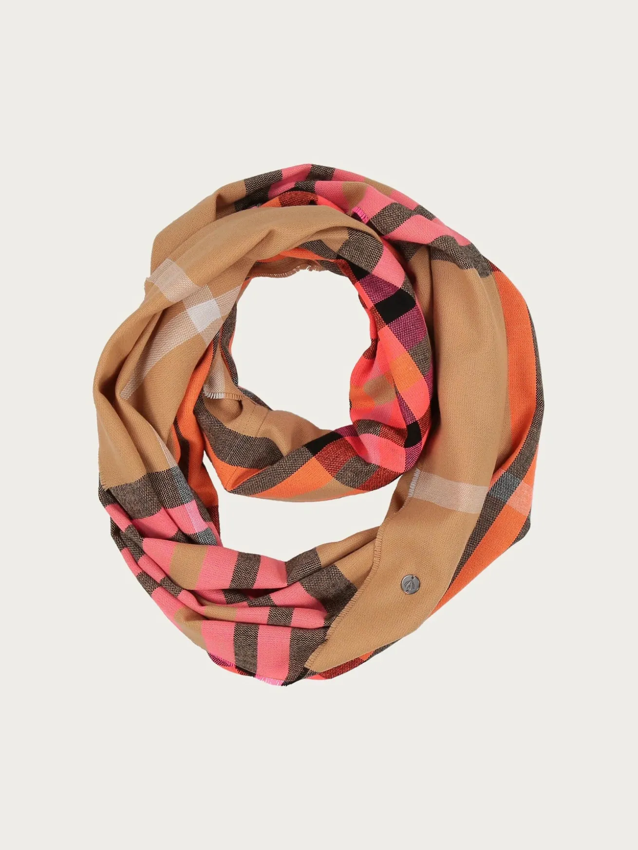 Loop mit FRAAS Plaid Karo - Made in Germany
