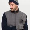 Melierte bugatti Strickhandschuhe in Wollmischung