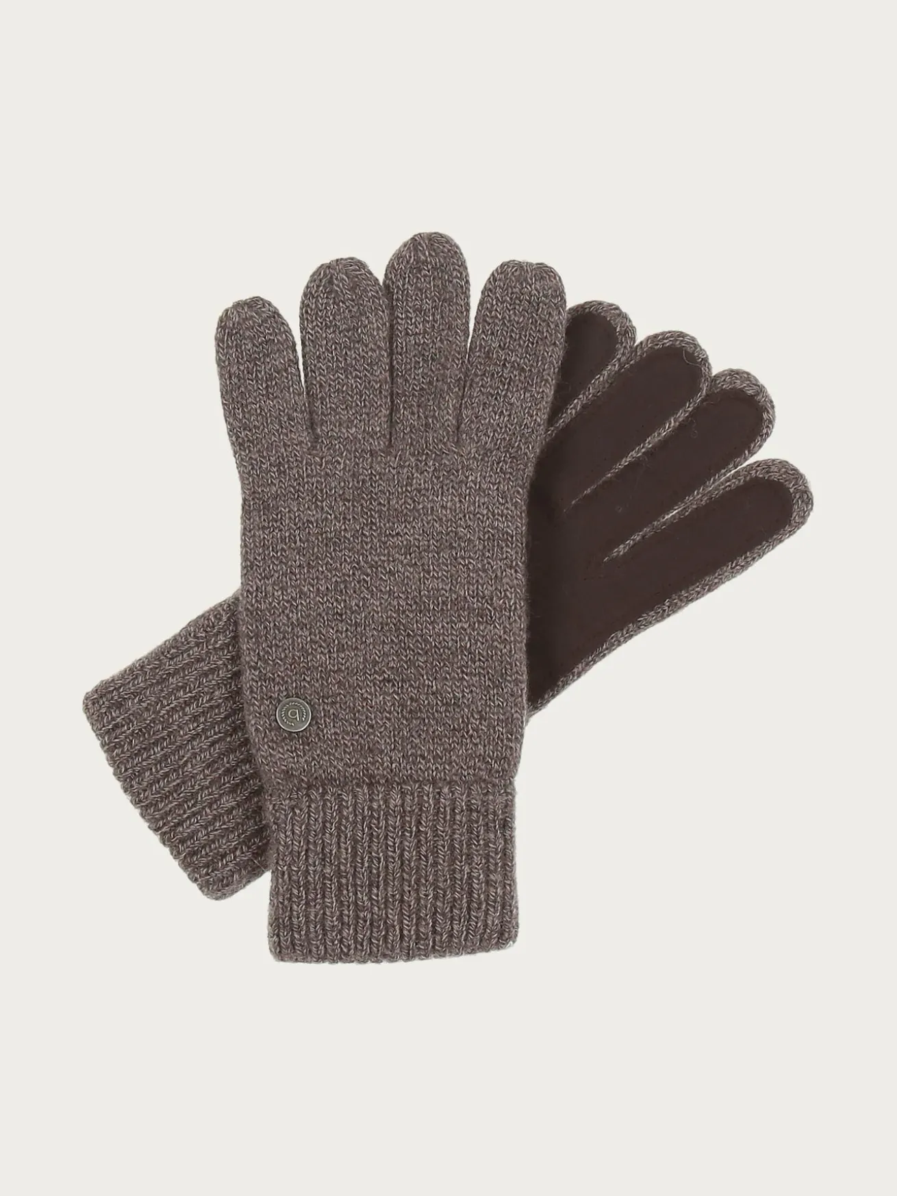Melierte bugatti Strickhandschuhe in Wollmischung