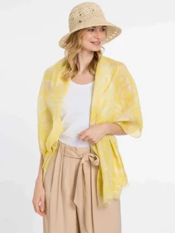 Modischer Loevenich Glockenhut mit gehäkeltem Boho-Muster