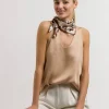 Nickituch aus reiner Seide mit Animal Print