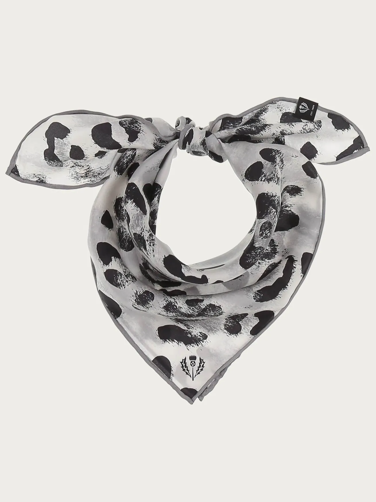 Nickituch aus reiner Seide mit Animal Print