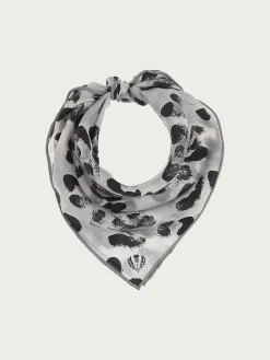 Nickituch aus reiner Seide mit Animal Print