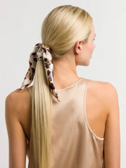 Nickituch aus reiner Seide mit Animal Print
