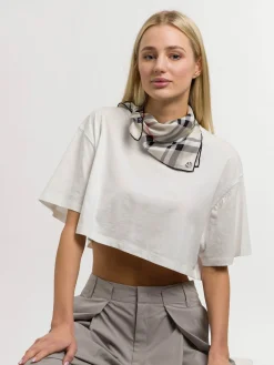 Nickituch mit FRAAS Plaid Karo aus reiner Seide